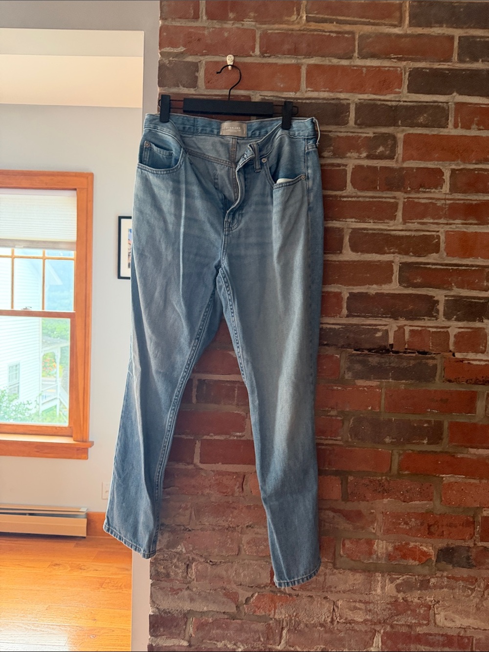Everlane Light Wash Boyfriend Jeans